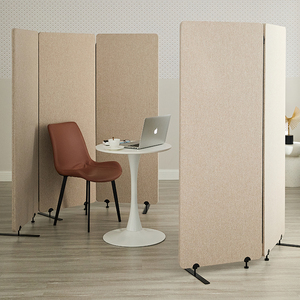 Thiết kế hiện đại Polyester Acoustic văn phòng phân vùng freestanding phòng ngăn cách âm <span class=keywords><strong>Modular</strong></span> riêng tư tấm - Product Image 4
