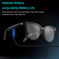 Gafas de audio inteligentes Pro con 2 lentes intercambiables, gafas de traducción de conversación en tiempo Real de alta precisión para viajes, 1 unidad, 2 unidades