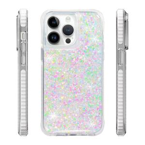Coque de téléphone personnalisée scintillante et colorée pour iPhone 15 14 Pro Max - Product Image 1