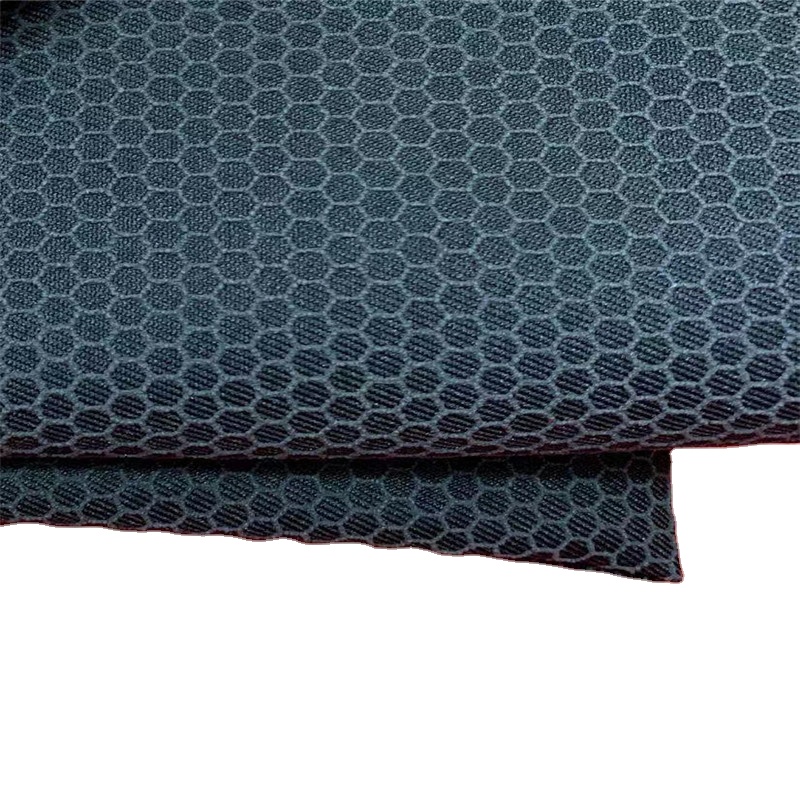 Polyester Gaberdine Silicone Foaming Coated Hexagonal Anti-slip Fabric For Sport Socks Anti Slip Non-slip Mat