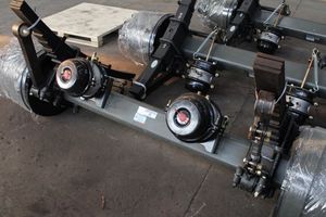 Kit de suspension pneumatique de type américain 12T pour châssis de camion-citerne à plateau plat - Product Image 3