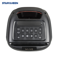 STARQUEEN Altavoz Portátil con Molde Privado, Altavoz TWS BT Recargable, Altavoz para Fiestas al Aire Libre con Luces Cambiables