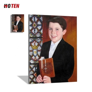 Tùy Chỉnh Handmade Hiện Đại Phong Cách Chân Dung Sơn Dầu Trên Vải Tạo Ra Từ Hình Ảnh Và Bức Tranh Chân Dung - Product Image 3