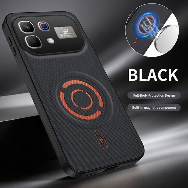 Magnetic Wireless Charging Car Mount Full Coverage Protection Case for Tecno Infinix Tecno Pova 7 4G Ultra 5G HOT 60 Note 50
