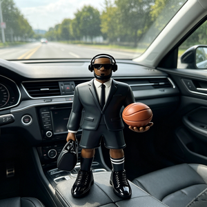 Muñeco de PVC Impreso en 3D Personalizado de Moda <span class=keywords><strong>para</strong></span> Artículos Promocionales de Estrellas de Baloncesto y Fútbol, Decoración de Coche, Recuerdo <span class=keywords><strong>para</strong></span> Fanáticos - Product Image 4