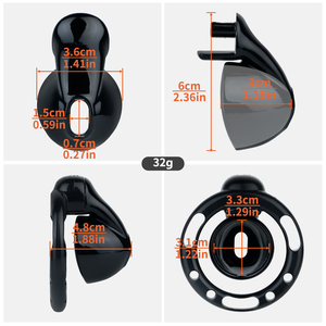 ANOSX Cage de chasteté masculine légère en résine, dispositif de chasteté, cadeaux créatifs pour adultes - Product Image 5