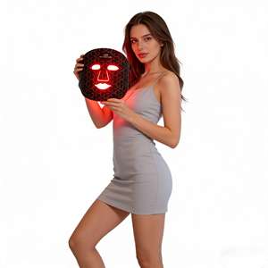 Masque de thérapie par la lumière rouge pour la revitalisation de la peau du visage, thérapie par la lumière rouge photonique, soin de la peau du visage, thérapie par la lumière LED, thérapie par la lumière laser - Product Image 1