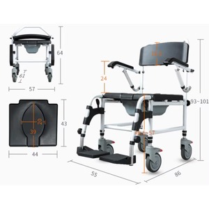 China manufacturing factory direct sales folding lightweight manual wheelchairs for elderly - Product Image 2