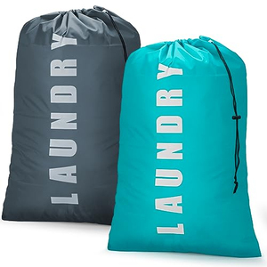 Bolsa de Lavandería de Nailon Extra Grande, Resistente a Desgarros, con Cordón, para Ropa Sucia, Lavable a Máquina, para Viajes, Venta al Por Mayor - Product Image 1