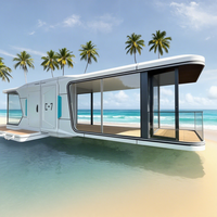 Vente chaude de petites maisons prêtes à être expédiées Structure en acier Bâtiment Sleep Pod Maisons Capsule Maison Chambre d'hôtel en plein air