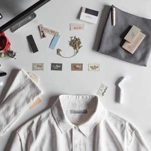 Biểu Tượng Tùy Chỉnh Tên Dệt May Thẻ Thiết Kế Gấp May Trên Dệt Nhãn Cho Quần Áo - Product Image 1