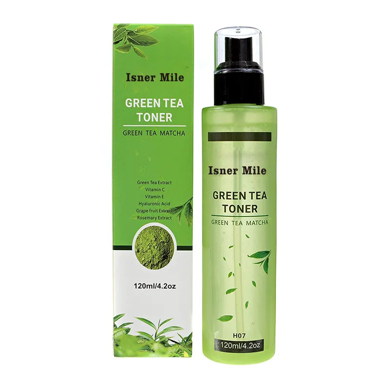 Oem Odm Private Label Gezicht Toner Spray Mist Hydraterende Hydraterende Aloë Vera Groene Thee Rustgevend Voor Huid Toner Gezicht Spuiten