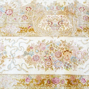 12x15ft英尺100波斯地毯客厅大手打结土耳其古董克什米尔地区翅膀丝绸地毯 - Product Image 4