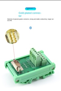 Tự động đường sắt thiết bị đầu cuối Adapter Board với 9-pin DB9 DB15 DB25 cổng nối tiếp & 37-Pin Relay vít thiết bị đầu cuối - Product Image 4