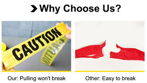 PE cảnh báo băng | cao-khả năng hiển thị Polyethylene an toàn đánh dấu băng cho Xây Dựng & ngầm Cáp - Product Image 3