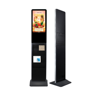 Kiosco Interactivo con Pantalla Táctil FHD de 21.5 Pulgadas y Soporte para Catálogos y Folletos