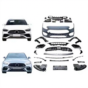Diffuseur de pare-chocs de voiture neuf en plastique PP de haute qualité avec clips 2022-2023 pour <span class=keywords><strong>Classe</strong></span> C W206 à <span class=keywords><strong>AMG</strong></span> - Product Image 1