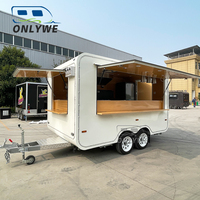 Onlywe Carritos Foodtruck Cozinha Móvel Restaurante Bar de Bebidas Café Caminhão de Sorvete Trailers de Comida Totalmente Equipados
