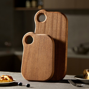 HeDouC Ebony Wood Cutting Board Small Rectangle Shape For Fruit Baby Food Steak Bread Household Use - Product Image 4