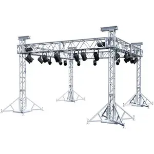 Hoge Kwaliteit Aluminium Truss Systeem Verlichting Truss Voor Outdoor Evenementen Spigot Verlichting Podium Truss Met Dak Voor Concert