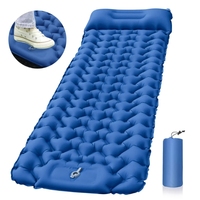 Coussin de couchage extérieur Camping matelas gonflable avec oreillers tapis de voyage lit pliant coussin d'air ultraléger randonnée Trekking