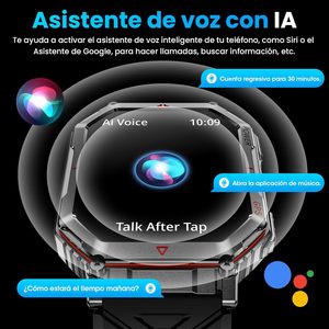 Reloj Inteligente EDS KR92 con GPS y Camuflaje, Más de 100 Modos Deportivos, Llamadas por Bluetooth, Reloj Inteligente de Fitness, Brújula, Asistente de Voz GPT, Linterna LED - Product Image 5