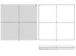 MRCSS 2 canales doble ADC plegable/interpolación 6,4 Gsps 12 bits JESD204B 144 pines FCBGA bandeja ADC12DJ3200AAV - Product Image 3