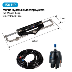 Kit di Sterzo Idraulico Fuoribordo 90HP/150HP/300HP Sistema di <span class=keywords><strong>Timone</strong></span> Marino con Set Completo di Accessori - Product Image 5