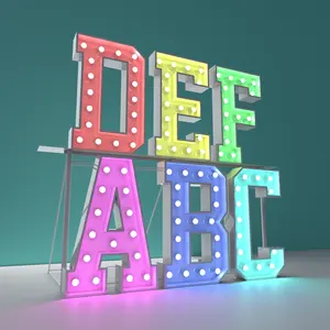 4ft Marquee Letters Wholesale Wedding Decor Lights Marquee Letter 3ft Led Big Numbers Giant Light Up Letters Led Marquee