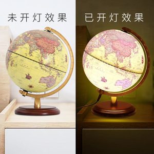 ลูกโลกโบราณ Tianyu ขนาด 25 ซม. แผนที่โลกทรงกลมเพื่อการศึกษา สำหรับนักเรียน ห้องเรียน ห้องนั่งเล่น ตกแต่งบ้าน - Product Image 5