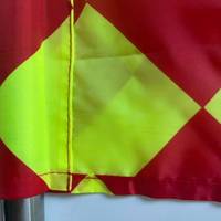 Drapeaux en tissu imprimés numériquement sur le thème du sport pour les arbitres lors d'événements sportifs, d'activités et d'autres contextes - Imperméables et à séchage rapide