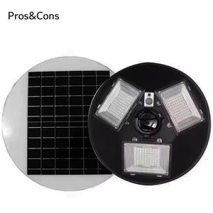 Lampe solaire d'extérieur haute puissance super lumineuse pour jardin, pilier de cour, paysage, type soucoupe volante, éclairage public - Product Image 5