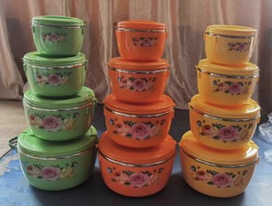 Juego <span class=keywords><strong>de</strong></span> 4 Recipientes Térmicos Modernos para Alimentos, <span class=keywords><strong>de</strong></span> 1L, 2L, 4L y 6L <span class=keywords><strong>de</strong></span> Gran Capacidad, Olla Térmica <span class=keywords><strong>de</strong></span> Acero Inoxidable para la Cocina Familiar - Product Image 6