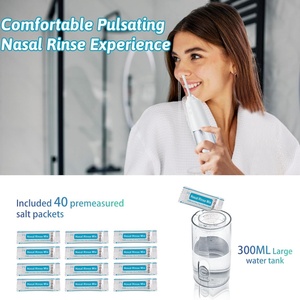 Nettoyeur nasal sans fil portable, machine de nettoyage des sinus, soulagement des allergies, soin nasal, irrigation nasale électrique, kit de rinçage des sinus - Product Image 2