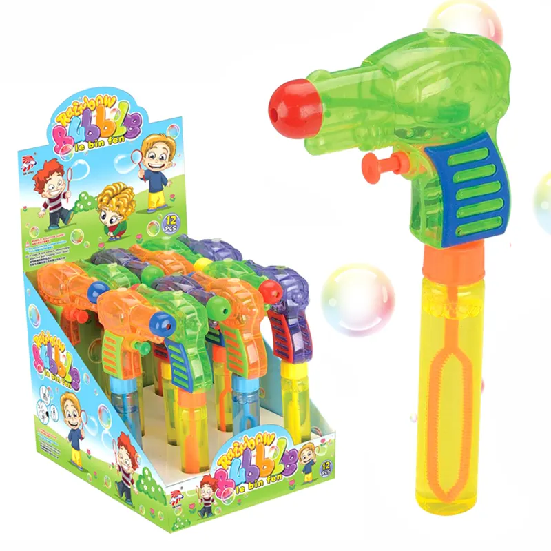 Pistola de burbujas 2 en 1 con pistola de agua para niños, juguete de verano para exteriores