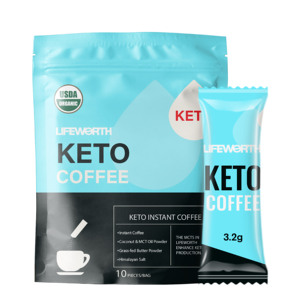 LIFEWORTH <strong>Keto</strong> Arabic Coffee Natural Flavor Powder Dosage Form Aids in Weight Loss - Product Image 5