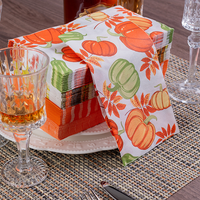 Serviettes en papier jetables écologiques à motif floral, parfaites pour les mariages et la décoration de la table à manger à la maison