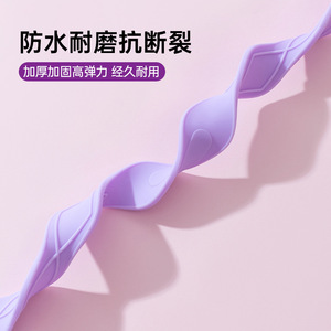 Bande de résistance en silicone Guiqulai en forme de 8 pour l'épaule et le dos, idéale pour le yoga et le fitness - Product Image 4