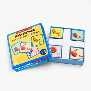 Wholesale Custom Printed Alphabet Memory ABC Alphabet Words Children's Cards