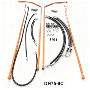 Kits de tuyauterie de conduites hydrauliques auxiliaires pour l'installation d'un <span class=keywords><strong>marteau</strong></span> briseur hydraulique <span class=keywords><strong>sur</strong></span> une <span class=keywords><strong>mini</strong></span>-<span class=keywords><strong>pelle</strong></span> chargeuse Jcb3cx - Product Image 3