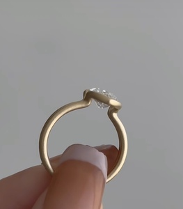 เครื่องประดับสั่งทำพิเศษ แหวนทองแท้ 9k 10k 14k 18k ทองคำขาว ทองคำชมพู ทองคำเหลือง ประดับเพชร/พลอยจากแล็บ ผลิตจากโรงงาน - Product Image 3