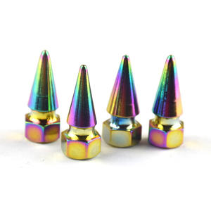 Bouchons de valve de <span class=keywords><strong>pneu</strong></span> universels colorés, anti-poussière et antirouille pour vélo et moto - Product Image 3