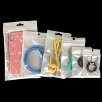 Sacs Ziplock Translucides Blancs en Plastique avec Logo Personnalisé, Film Nacré Yin Yang, pour Emballage de Bijoux 11*16cm