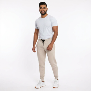 <b>Men's</b> Canvas Mid Waist Lightweight <b>Joggers</b> Pants Casual Eco-Friendly Breathable Waterproof <b>Slim</b> <b>Fit</b> Jogging Sweatpants - Product Image 1