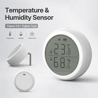 Capteur de température et d'humidité Zigbee 3.0, étiquette privée OEM, emballage personnalisé avec logo, vente en gros pour les distributeurs et les importateurs