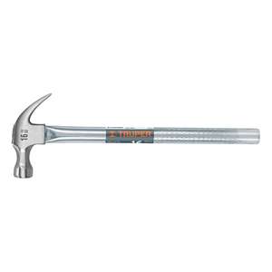 Truper MT-16 oz martello artiglio curvo in fibra di vetro maniglia tubolare in acciaio al carbonio per uso industriale fai da te per macchinista martello per unghie - Product Image 1