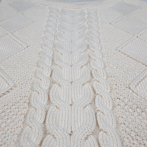 Suéter de <span class=keywords><strong>Aran</strong></span> de peso pesado personalizado, Jersey de punto de cable de pescador irlandés, jersey de mezcla de <span class=keywords><strong>lana</strong></span> <span class=keywords><strong>Merino</strong></span>, prendas de punto Heritage - Product Image 5