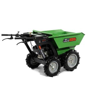 Грузоподъемность 250 кг самоходный бензиновый двигатель 5, 5 л.с. 4x4 моторизованный колесо <span class=keywords><strong>barrow</strong></span> для строительной площадки - Product Image 2