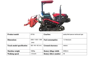 The Latest Factory Price Agricultural Crawler Tractor Agricultural Equipment