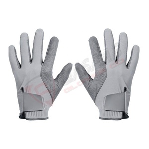 Gants de golf de sport imperméables doux et respirants en microfibre noire de haute qualité imprimés avec logo personnalisé pour hommes et femmes - Product Image 6